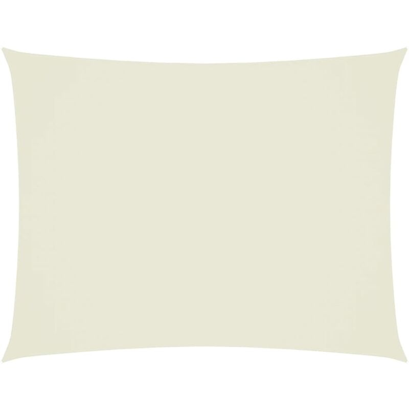 foto del prodotto vidaxl parasole a vela oxford rettangolare 3x6 m crema
