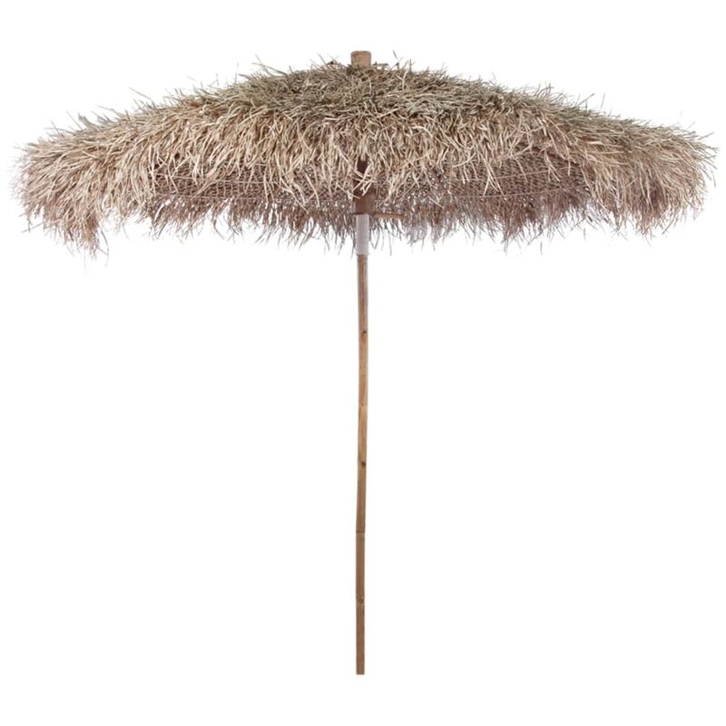 foto del prodotto vidaxl parasole in bamb con copertura con foglie di banana 210 cm