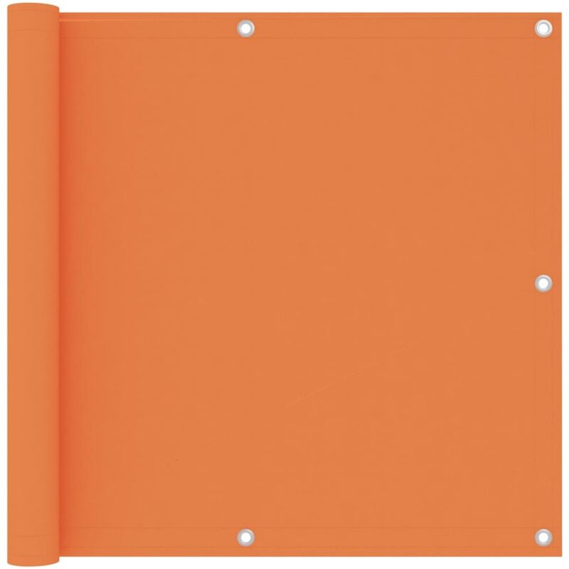 foto del prodotto vidaxl paravento da balcone arancione in tessuto oxford resistente varie dimensioni dimensioni 90x500 cm