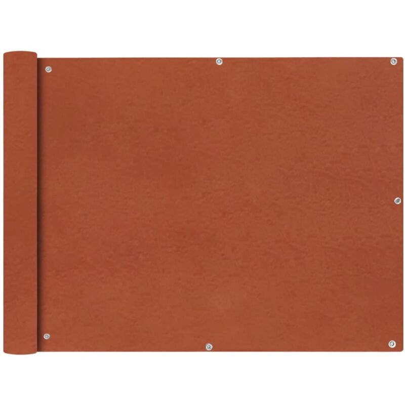 foto del prodotto vidaxl paravento da balcone colore terracotta in tessuto oxford varie dimensioni colore terracotta