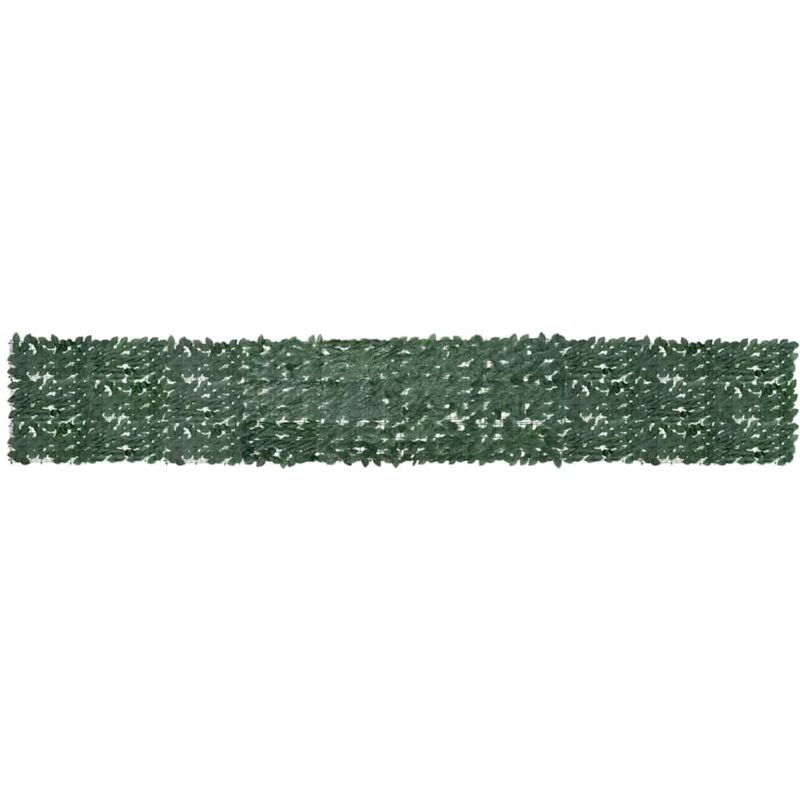 foto del prodotto vidaxl paravento da balcone con foglie verde scuro 500x75 cm