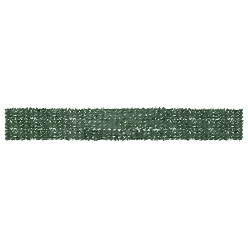 foto del prodotto vidaxl paravento da balcone con foglie verde scuro 600x75 cm