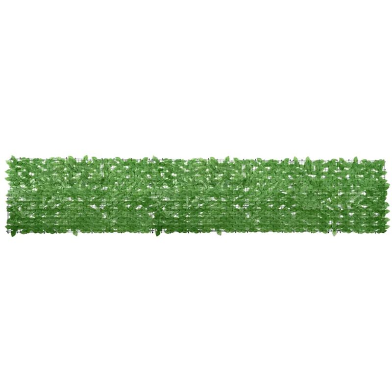 foto del prodotto vidaxl paravento da balcone con foglie verdi 400x75 cm