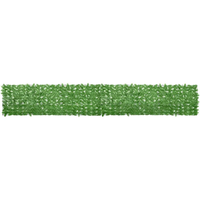 foto del prodotto vidaxl paravento da balcone con foglie verdi 500x75 cm