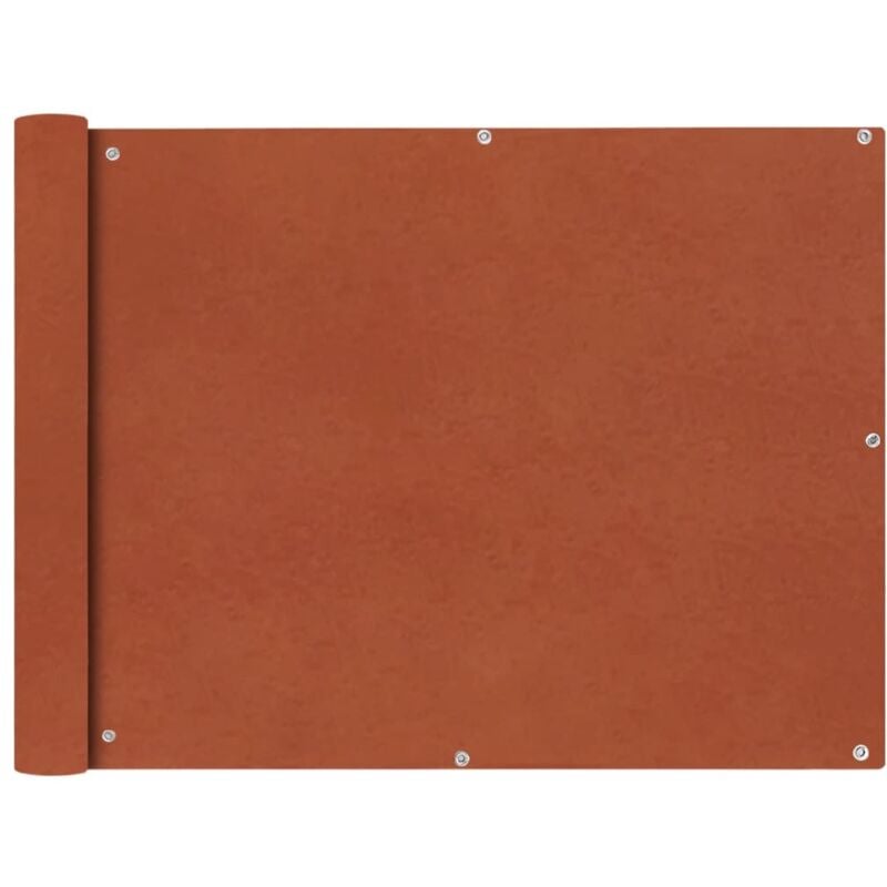 foto del prodotto vidaxl paravento da balcone in tessuto oxford terracotta vari dimensioni dimensioni 90x600 cm