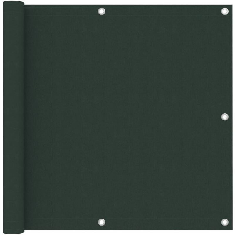 foto del prodotto vidaxl paravento da balcone verde scuro 90x300 cmtessuto oxford