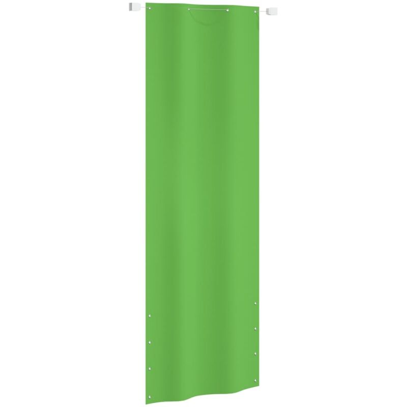 foto del prodotto vidaxl paravento per balcone verde chiaro 80x240 cm in tessuto oxford