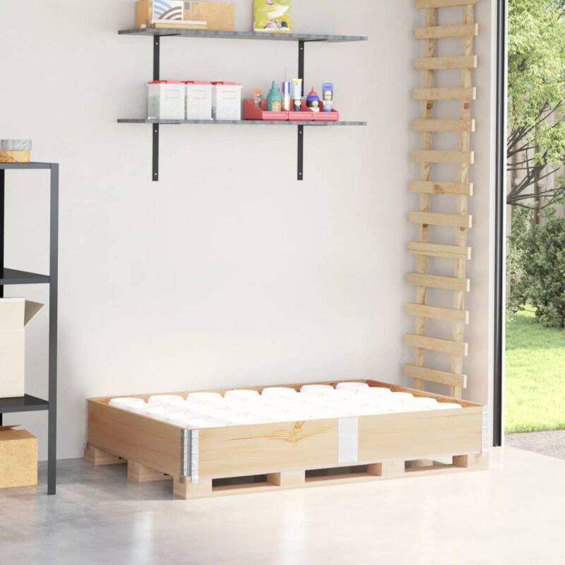foto del prodotto vidaxl paretale per pallet 150x100 cm in legno massello di pino