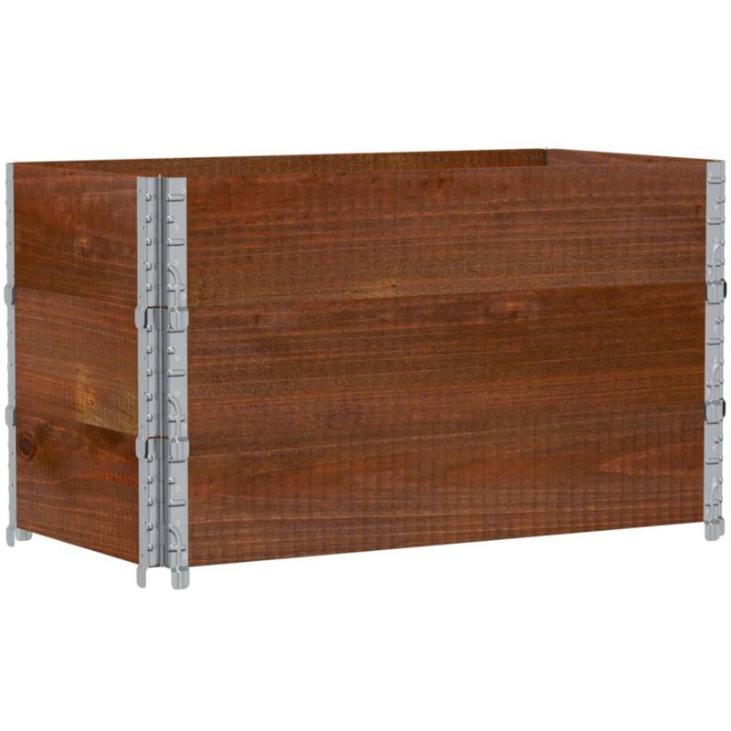 foto del prodotto vidaxl paretali per pallet 3pz marroni 100x50cm legno massello di pino
