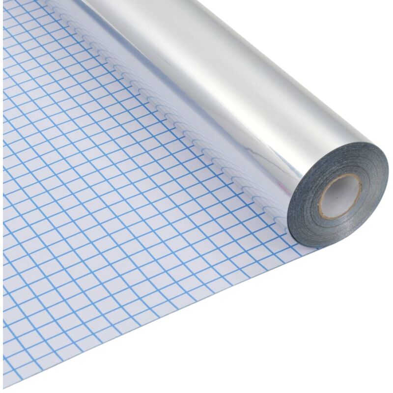 foto del prodotto vidaxl pellicola riflettente a specchio per vetro autoadesiva varie dimensioni dimensioni 0.9x10 m