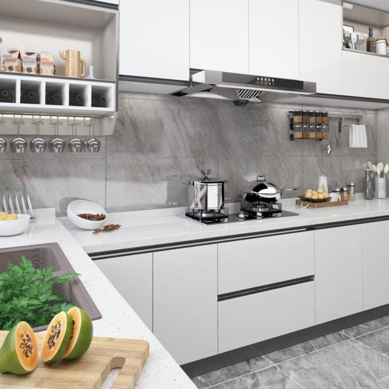 foto del prodotto vidaxl - pellicole autoadesive per mobili 2 pz bianche 500x90 cm in pvc