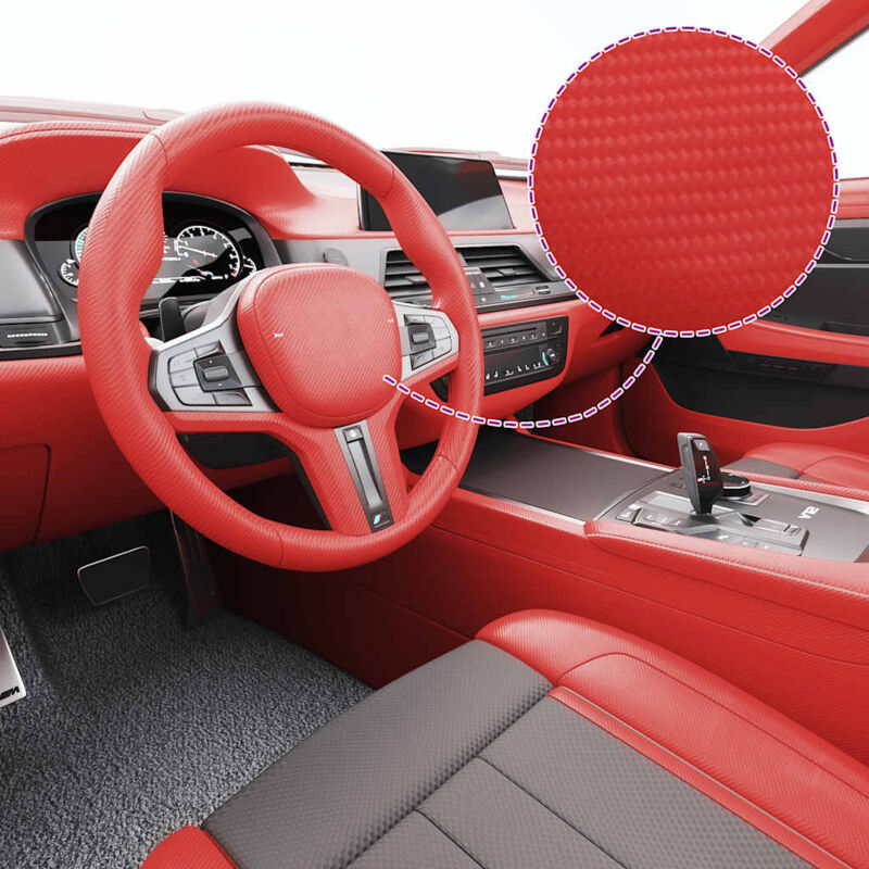 foto del prodotto vidaxl pellicole per auto 2 pz 4d rosse 100x150 cm 50x150 cm