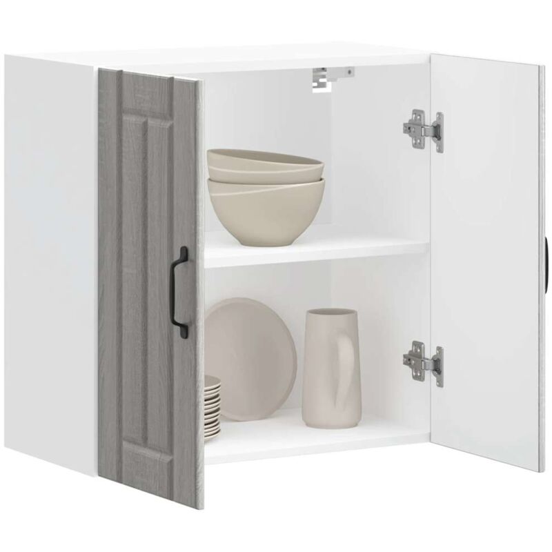 foto del prodotto vidaxl pensile da cucina lucca grigio sonoma in legno multistrato