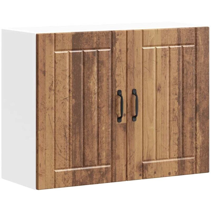 foto del prodotto vidaxl pensile da cucina lucca legno antico in legno multistrato