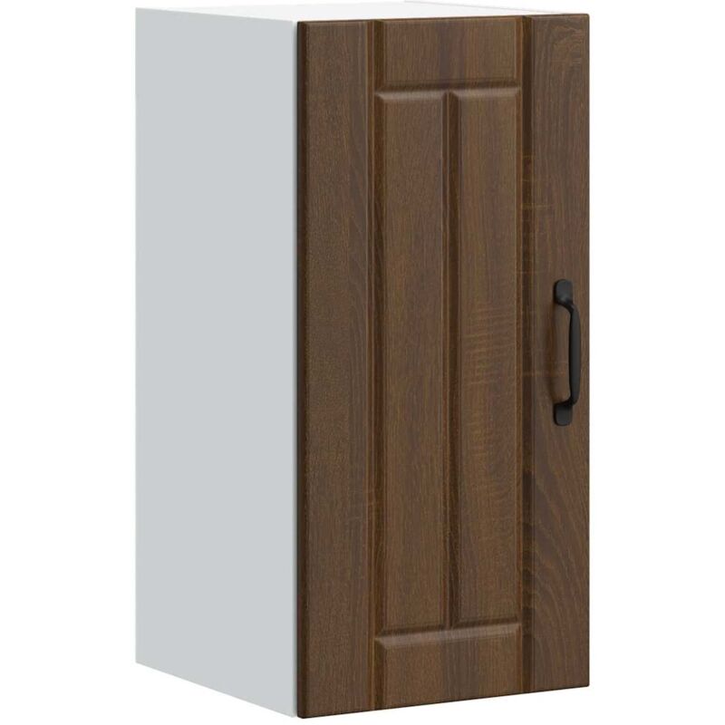 foto del prodotto vidaxl pensile da cucina lucca rovere marrone in legno multistrato