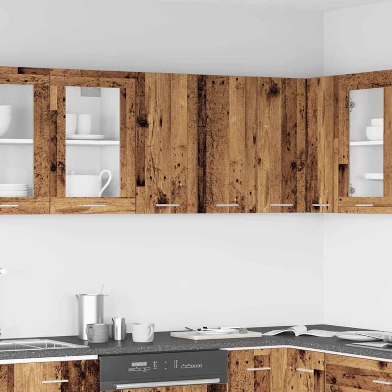 foto del prodotto vidaxl pensile da cucina lyon legno antico 60x31x60 cm