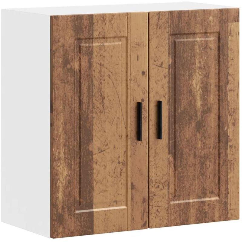 foto del prodotto vidaxl pensile da cucina porto legno vecchio in legno multistrato