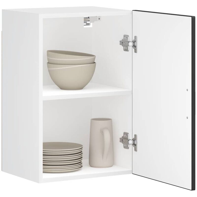 foto del prodotto vidaxl pensile da cucina porto nero in legno multistrato