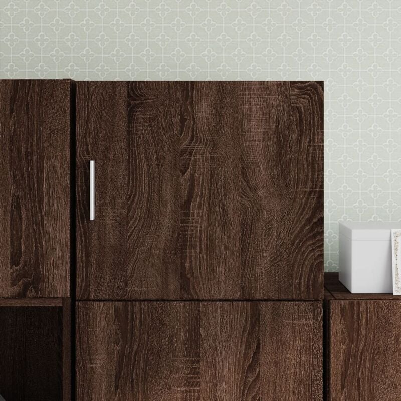 foto del prodotto vidaxl pensile rovere marrone 45x42,5x40 cm legno multistrato