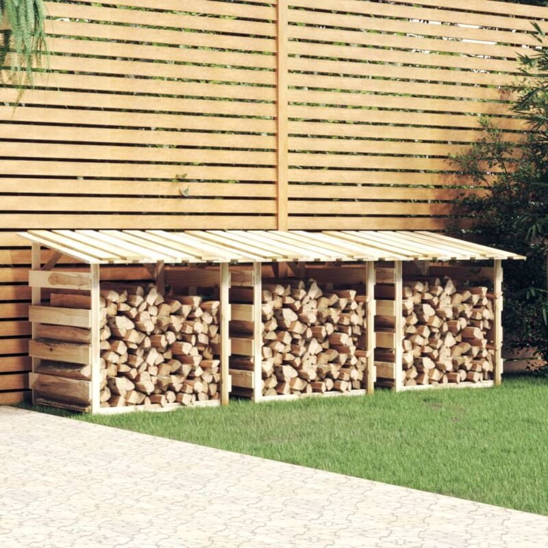 foto del prodotto vidaxl pergole con tetto 3 pz 100x90x100 cm legno di pino impregnato