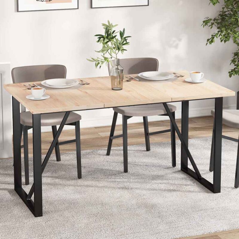 foto del prodotto vidaxl piani tavolo 3 pz 80x47x2,5 cm rettangolare legno massello pino