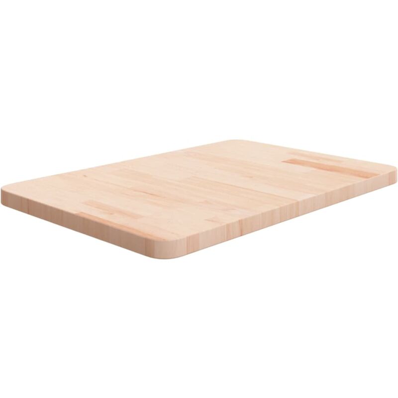 foto del prodotto vidaxl piano bagno 60x40x2,5 cm in legno massello non trattato