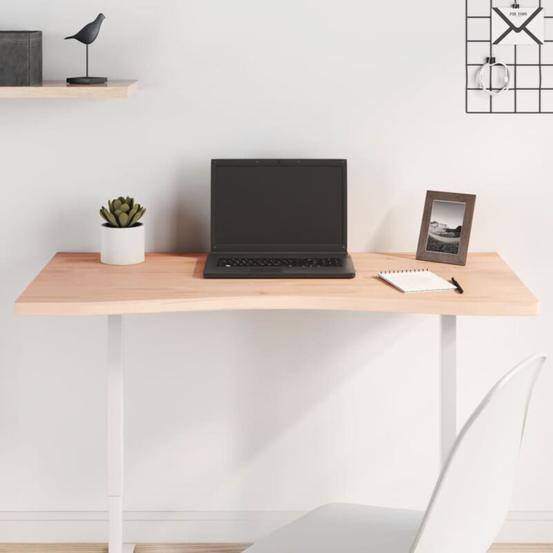 foto del prodotto vidaxl piano per scrivania 100x 45 50 x2,5 cm legno massello di faggio