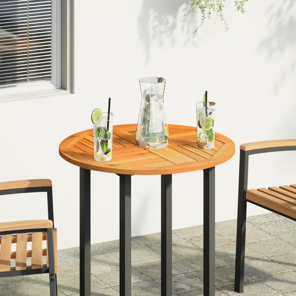foto del prodotto vidaxl piano per tavolo ø70x2 cm rotondo in legno massello di acacia