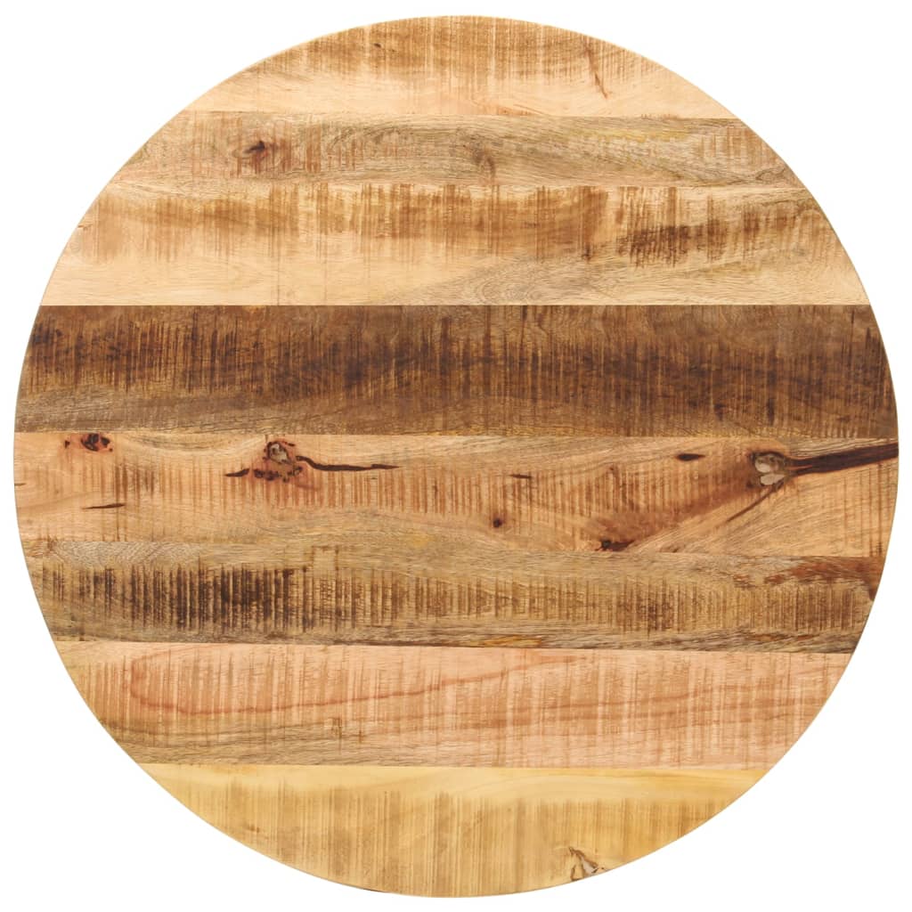 foto del prodotto vidaxl piano per tavolo 80x1,5cm rotondo legno massello grezzo mango