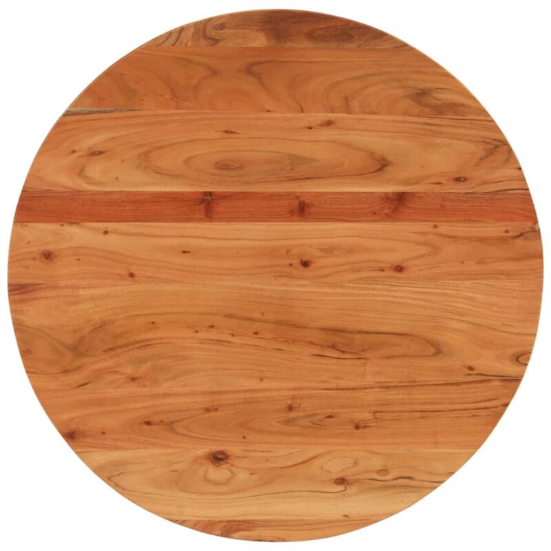 foto del prodotto vidaxl piano per tavolo 80x2,5 cm rotondo in legno massello di acacia