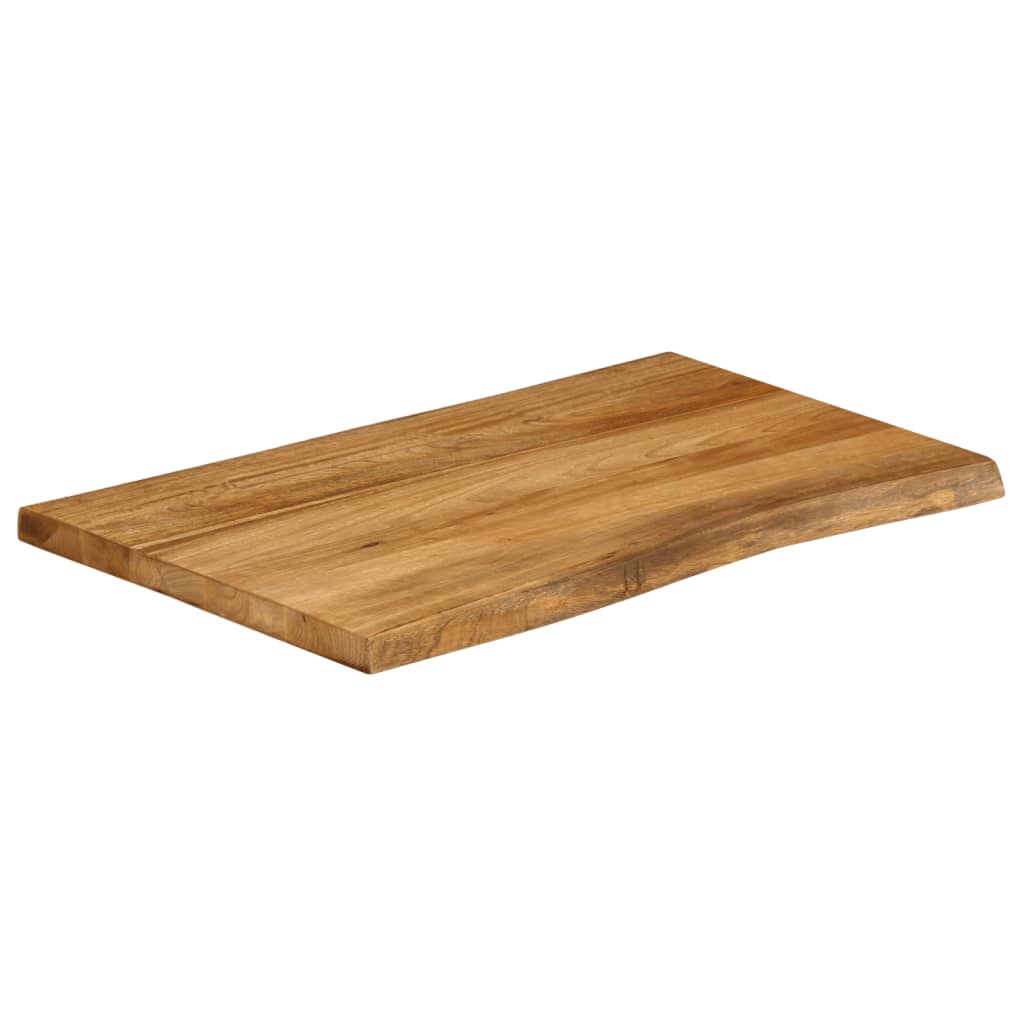 foto del prodotto vidaxl piano per tavolo 90x60x3,8cm bordi vivi in legno massello mango