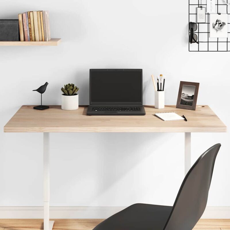 foto del prodotto vidaxl piano scrivania 100x50x2,5 cm in legno massello di pino