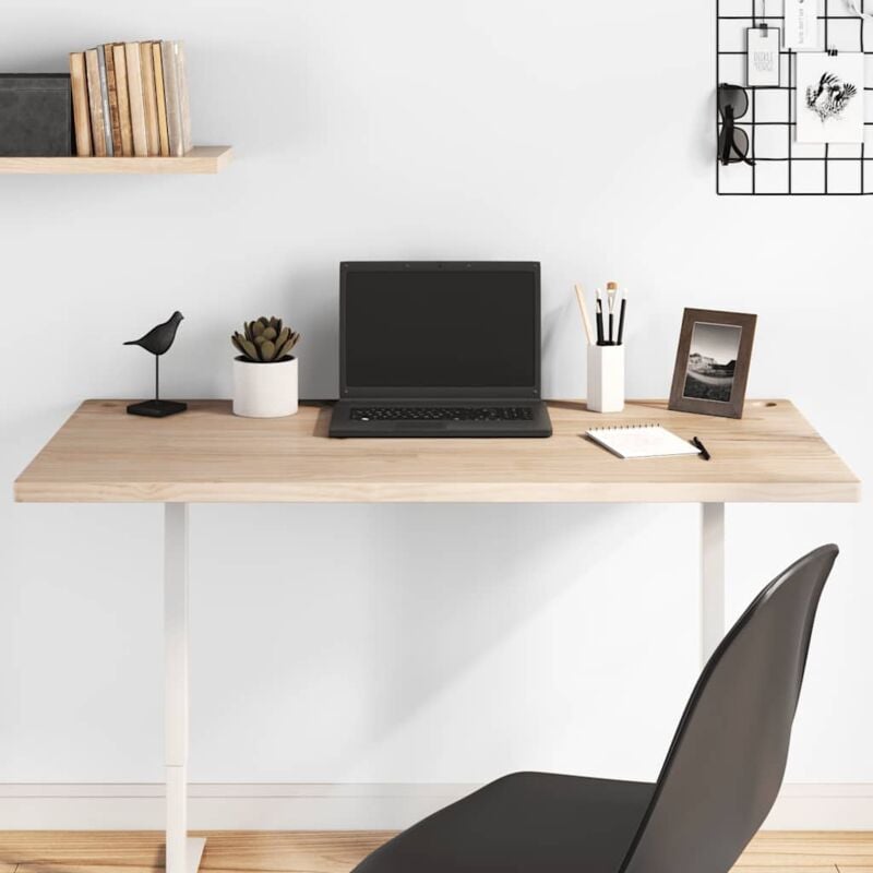 foto del prodotto vidaxl piano scrivania 110x55x2,5 cm in legno massello di pino