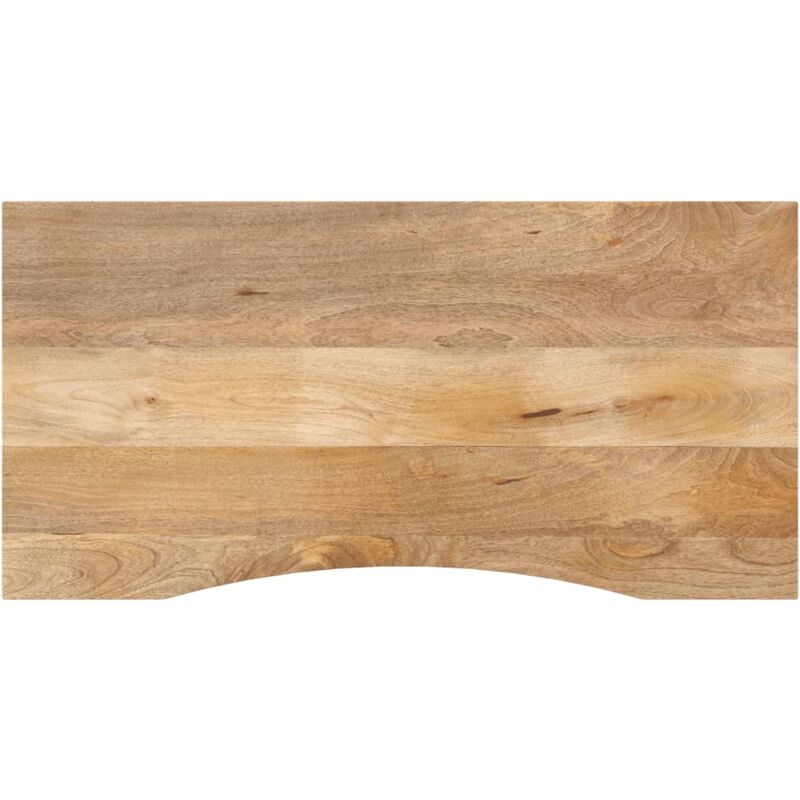 foto del prodotto vidaxl piano scrivania con curva 120x60x2,5cm massello grezzo di mango