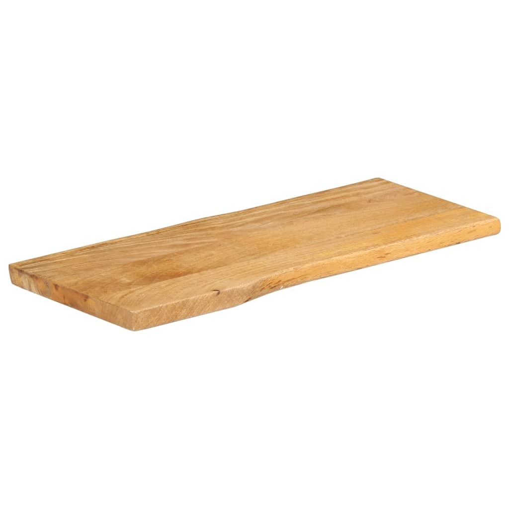 foto del prodotto vidaxl piano tavolo 100x40x2,5 cm bordi vivi in legno massello mango