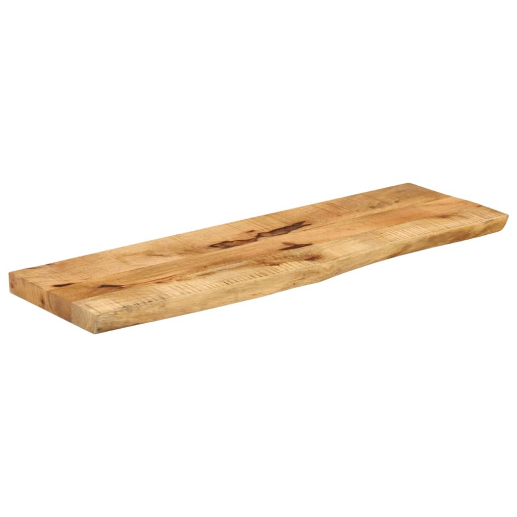 foto del prodotto vidaxl piano tavolo 110x30x2,5 cm bordi vivi legno di mango grezzo