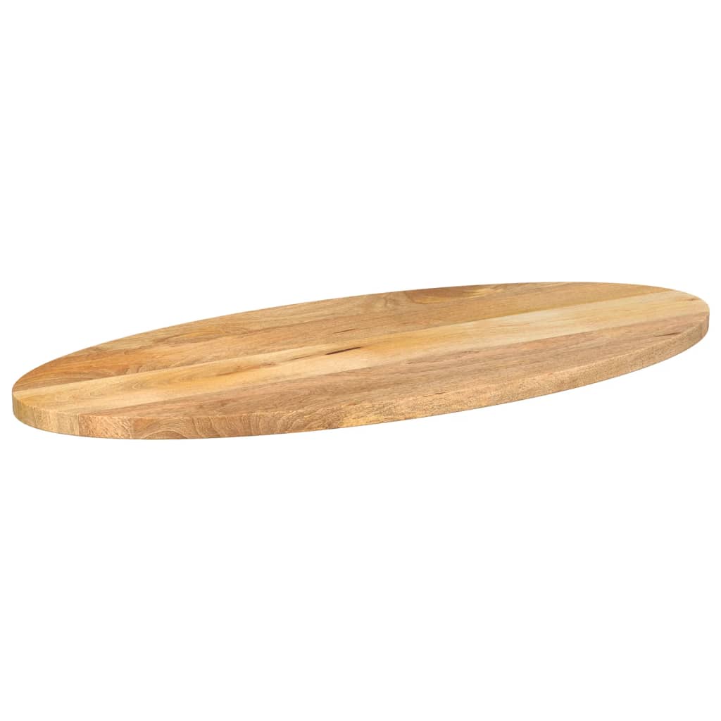 foto del prodotto vidaxl piano tavolo 140x50x2,5 cm ovale in legno massello di mango