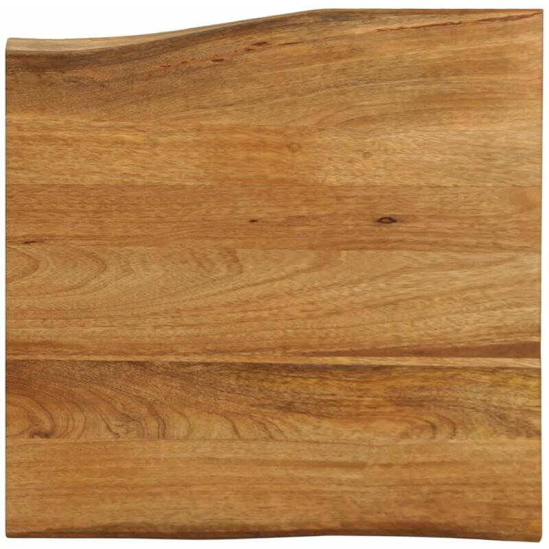 foto del prodotto vidaxl piano tavolo 60x60x2,5 cm bordi vivi in legno massello di mango