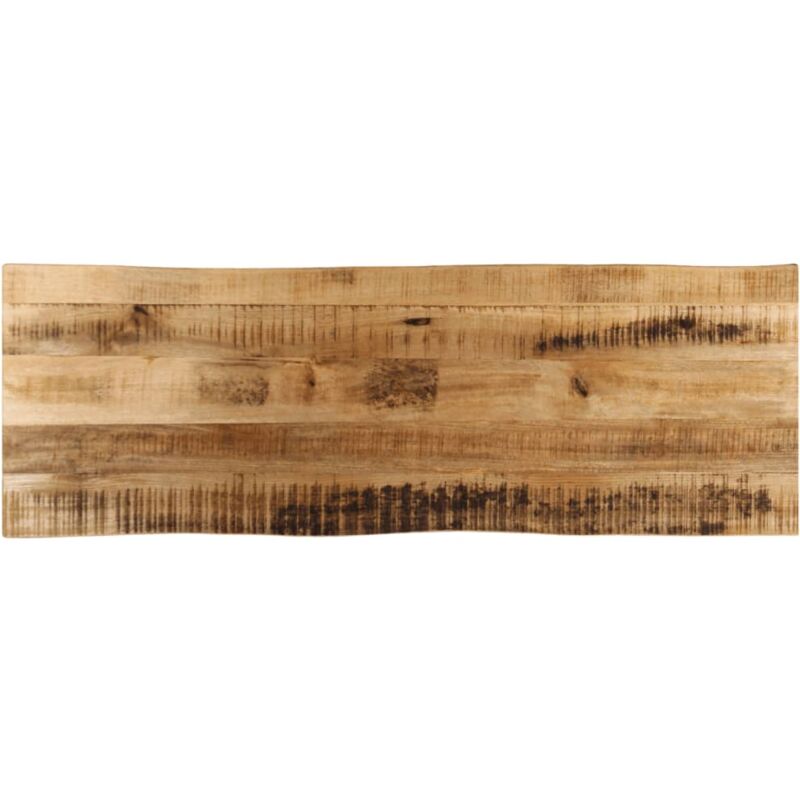 foto del prodotto vidaxl piano tavolo bordi vivi 110x40x3,8 cm legno di mango grezzo