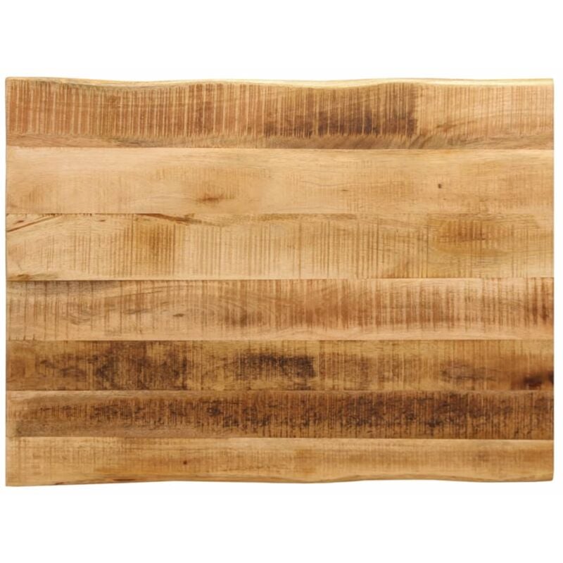 foto del prodotto vidaxl piano tavolo bordi vivi 70x60x3,8cm legno massello mango grezzo