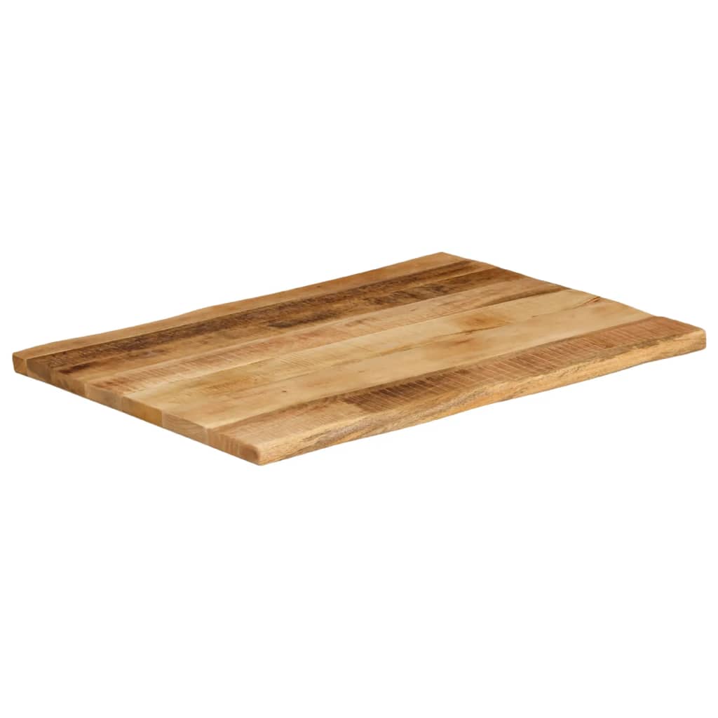 foto del prodotto vidaxl piano tavolo bordi vivi 80x60x3,8cm legno massello mango grezzo