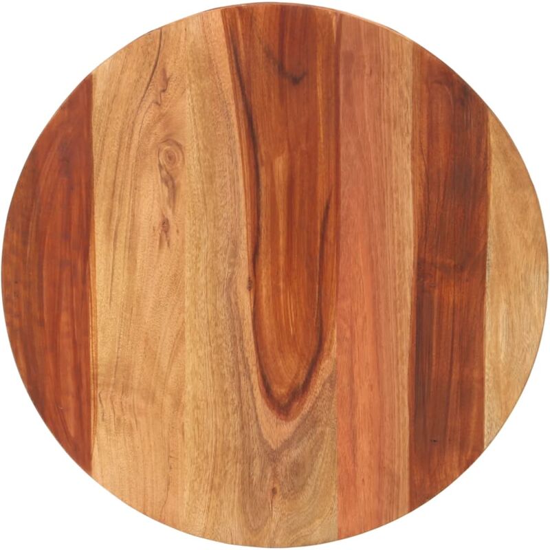 foto del prodotto vidaxl piano tavolo in legno massello di acacia rotondo 15 16 mm 40 cm