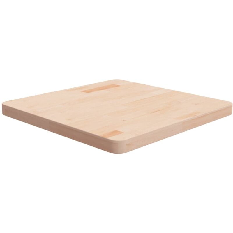 foto del prodotto vidaxl piano tavolo quadrato 60x60x4 cm massello rovere non trattato