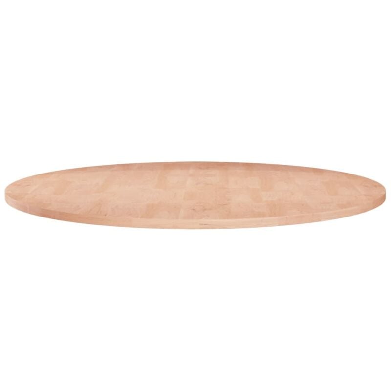 foto del prodotto vidaxl piano tavolo rotondo 70x1,5 cm massello di rovere non trattato