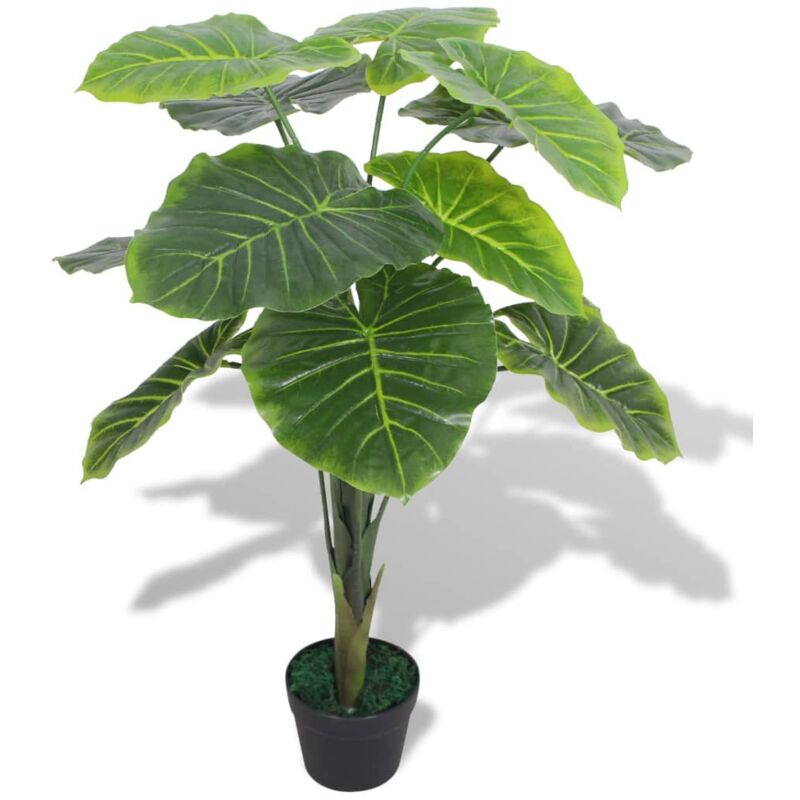 foto del prodotto vidaxl pianta finta artificiale in vaso verde arredo casa fiori finti diverse misure misure taro 70 cm