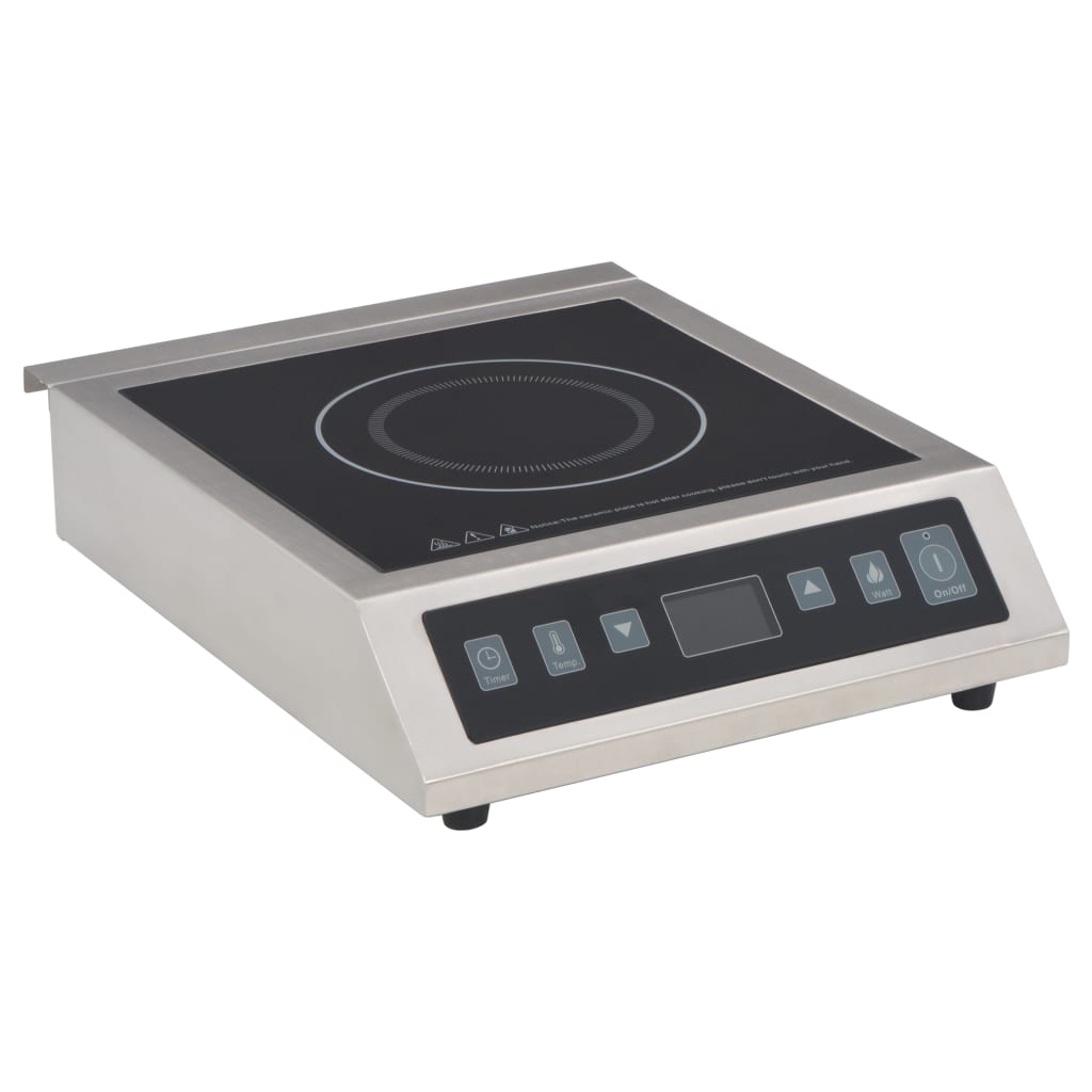foto del prodotto vidaxl piastra elettrica a induzione con display touch 3500 w