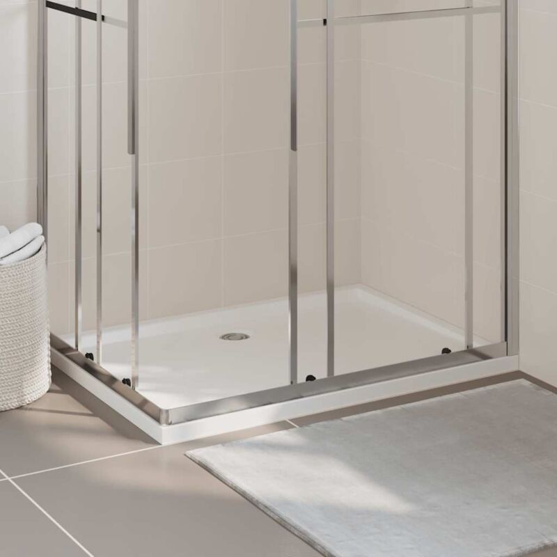 foto del prodotto vidaxl piatto doccia in abs antigraffio dal design elegante varie misure disponibili dimensioni 80 x 110 cm