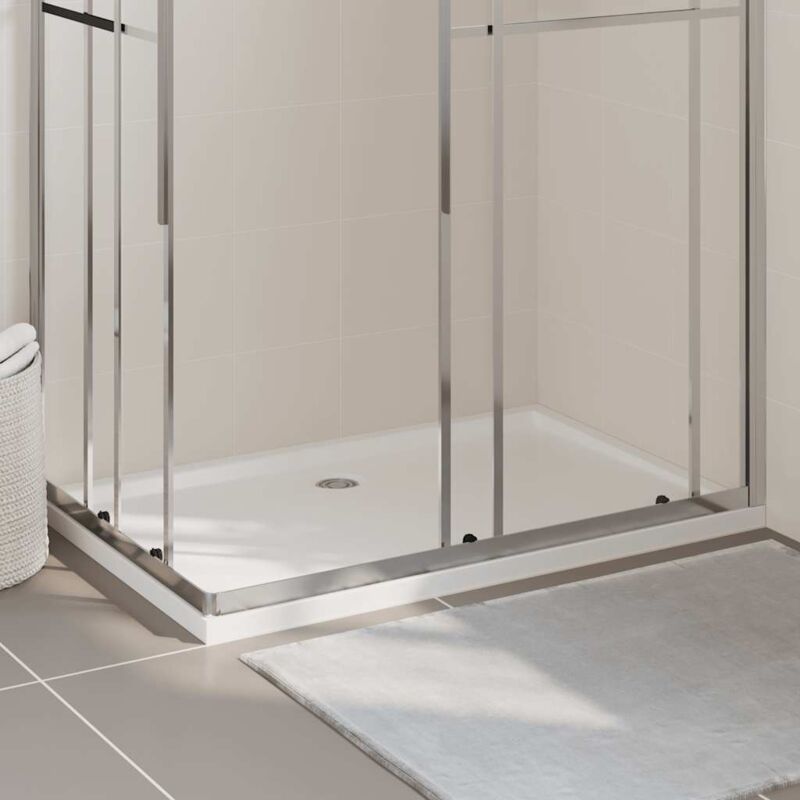 foto del prodotto vidaxl piatto doccia in abs antigraffio dal design elegante varie misure disponibili dimensioni 80 x 120 cm