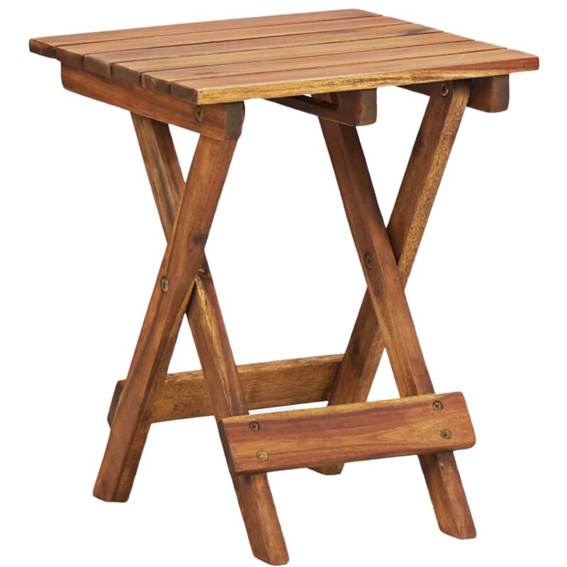 foto del prodotto vidaxl piedistallo per piante in legno massello d acacia marrone vari dimensioni dimensioni 30x30x38 cm