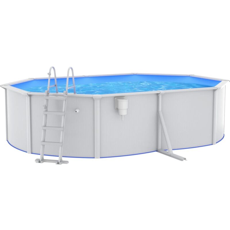 foto del prodotto vidaxl piscina con scaletta 490x360x120 cm